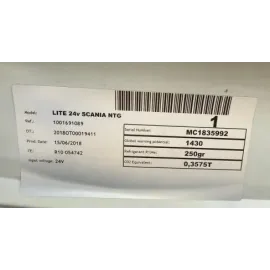 Klimatyzacja postojowa Slim Scania NGS MC1835992